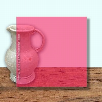 Glass Art Film, Medium Pink  46 cm x 33 cm