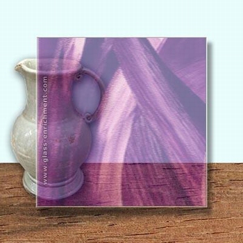 Glass Art Film, Light Purple Wisp  46 cm x 33 cm