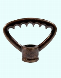 Ringnippel gezahnt d:42 mm  , brüniert