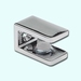 Glass shelf support, Zinc frosted Chrome plated, per piece 