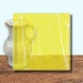 Glass Art Film, Canary Yellow Marble 46 cm x 33 cm