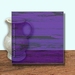 Glass Art Film, Light Purple Grain 46 cm x 33 cm