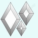 Bevels, Helder  diamant - 51 x 229 mm 