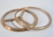 Lamp ring + wheel, brass, 57 mm 