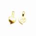 Aanraku 18k gold plated heart bails 