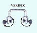 VERIFIX Clamping Device for 3 - 10 mm Glass 